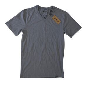 NWT NOBULL Men's V-Neck Tee Dark Gray Size S
